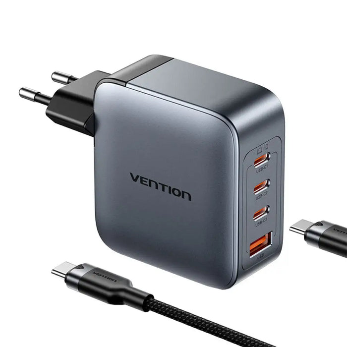 Зарядно устройство Vention 3x USB C 1x USB A