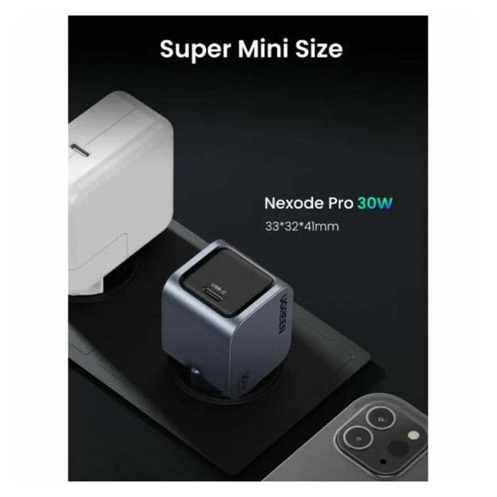 ЗАРЯДНО УСТРОЙСТВО X703 220V 1xUSB-C GaN 30W Nexode Pro