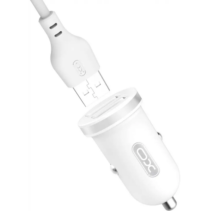 Зарядно устройство XO TZ08 Mini Car Charger Set Type-C White