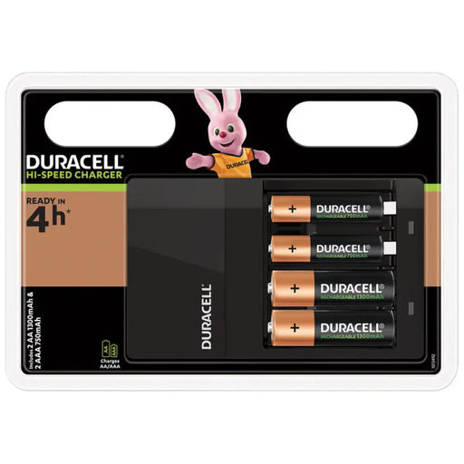 ЗАРЯДНО УСТРОЙСТВО ЗА БАТЕРИИ DURACELL CEF14 AA 1300mAh ААА