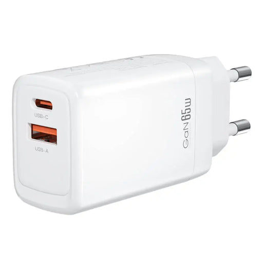 Зарядно XO CE17 65W 1x USB-C 1x USB-A