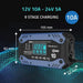 Зарядно за автомобилен акумулатор Qoltec 52482 12/24 V