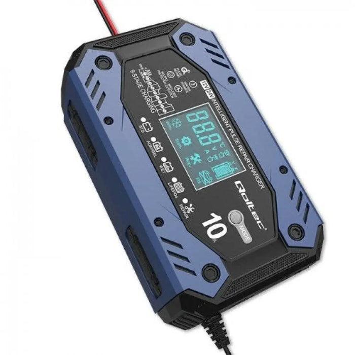 Зарядно за автомобилен акумулатор Qoltec 52482 12/24 V