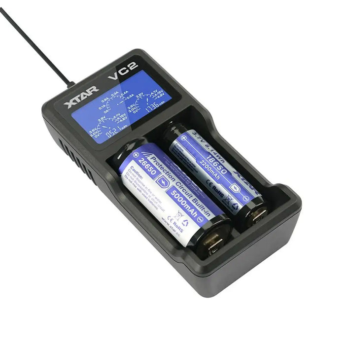 Зарядно за батерии Xtar VC2 Litio Ion Батерии x 2