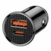 Зарядно за кола Baseus Circular PD QC4.0+ 5A 30W (czarna)
