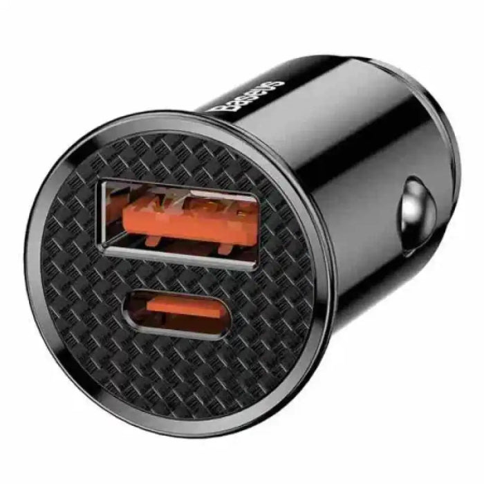 Зарядно за кола Baseus Circular PD QC4.0+ 5A 30W (czarna)