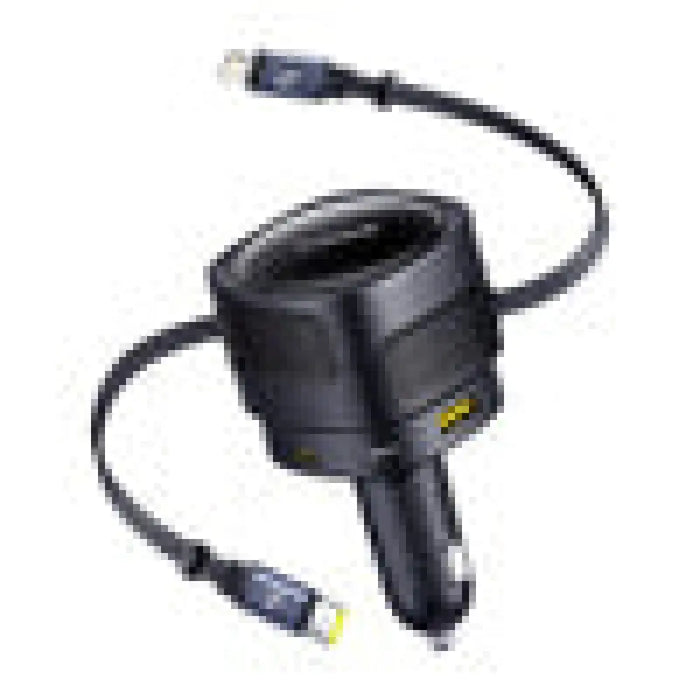 Зарядно за кола Baseus Enjoyment Max с USB-C + Lightning