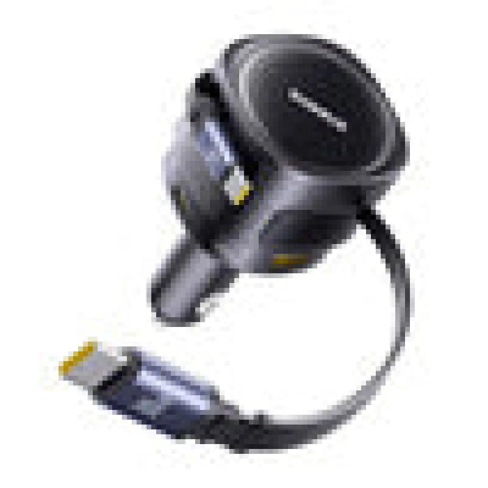 Зарядно за кола Baseus Enjoyment Max с USB-C + USB-C кабели