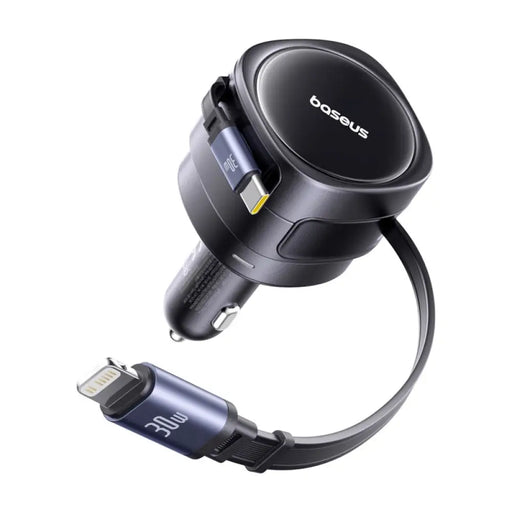 Зарядно за кола Baseus Enjoyment Max с USB C + Lightning