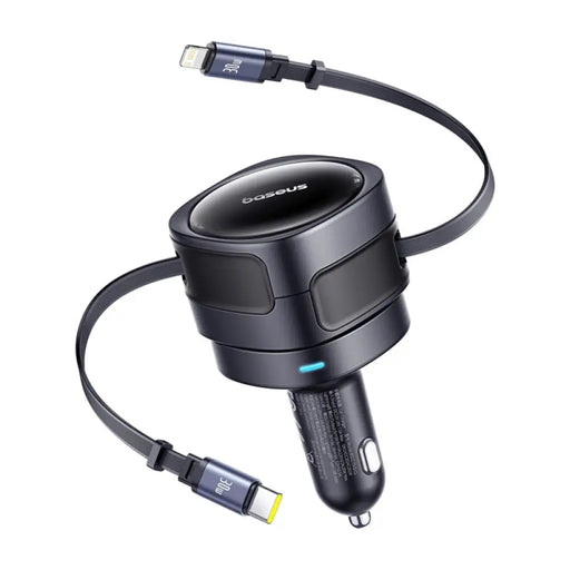 Зарядно за кола Baseus Enjoyment Max с USB C + Lightning