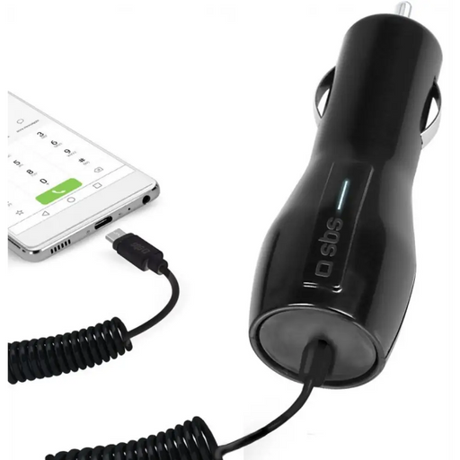 Зарядно за кола SBS Car charger with cable USB Type C