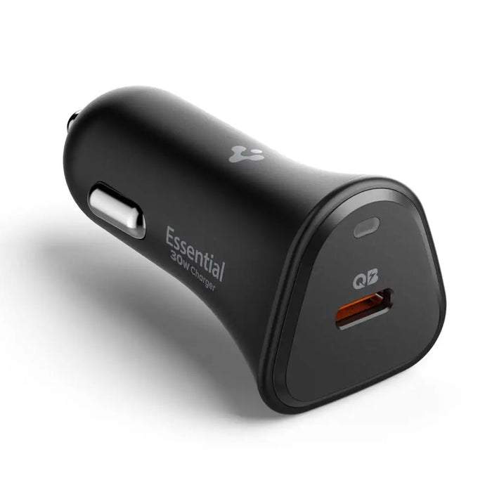 Зарядно за кола Spigen Essential EV301 30W - черно