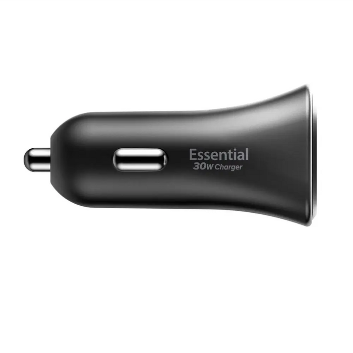 Зарядно за кола Spigen Essential EV301 30W - черно