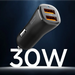Зарядно за кола Spigen Essential EV302 30W 2-портово USB-A