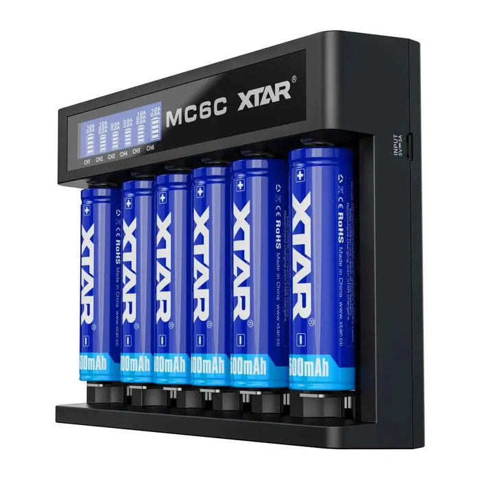 Зарядно за литиево-йонна батерия XTAR MC6C