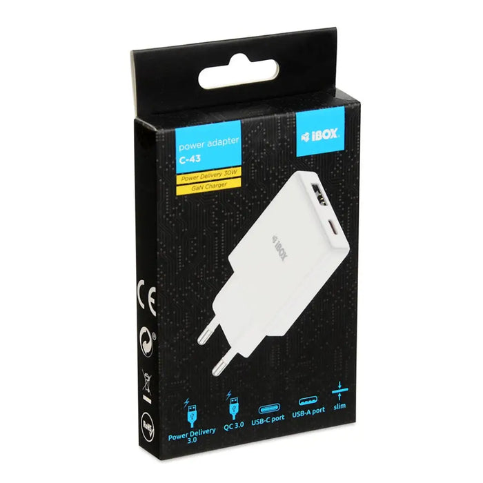 Зарядно за мобилни устройства iBox ILUC43W Universal White