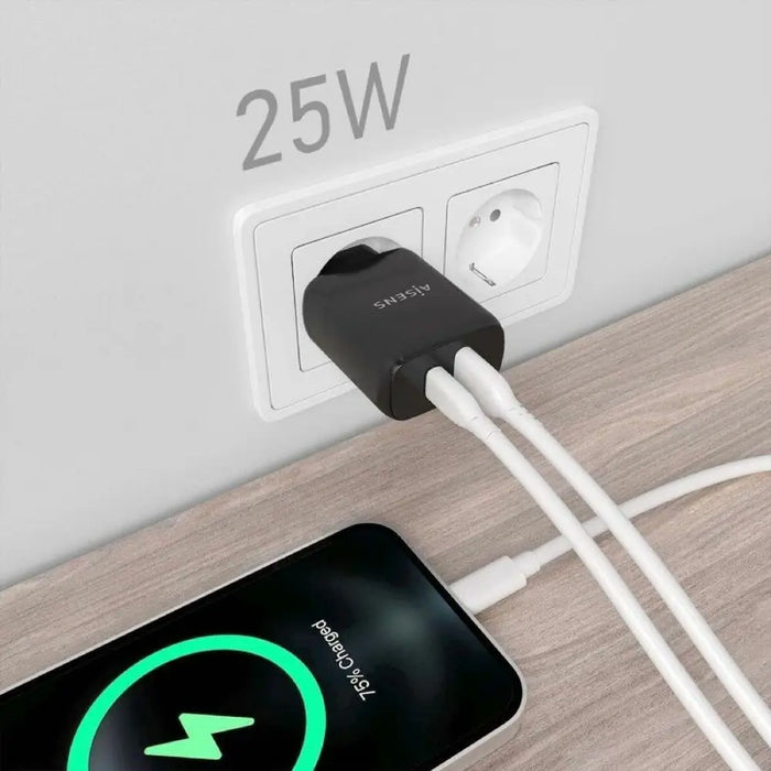 Зарядно за стена Aisens A110-0759 Черен 25 W (1 броя)