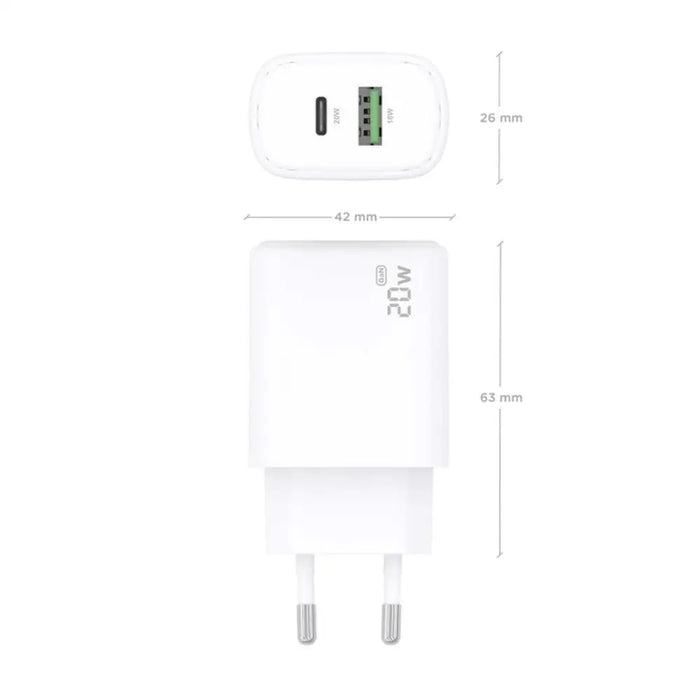 Зарядно за стена Aisens A110-0909 Бял 20 W