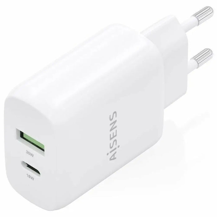 Зарядно за стена Aisens A110-0923 Бял 30 W