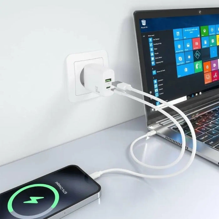 Зарядно за стена Aisens A110-0923 Бял 30 W