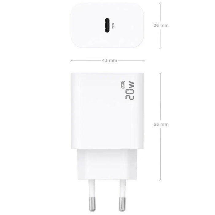 Зарядно за стена Aisens A110-0938 Бял 20 W