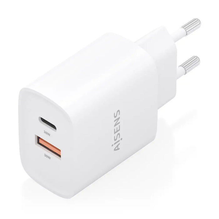 Зарядно за стена Aisens A110-0952 30 W Бял