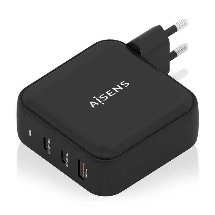 Зарядно за стена Aisens ASCH 140W3P031 BK 140 W Черен (1