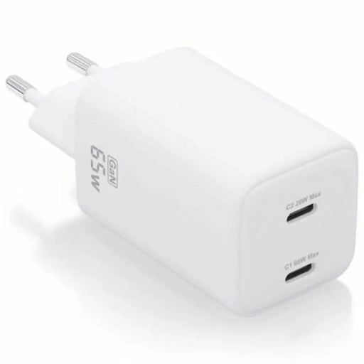 Зарядно за стена Aisens ASCH 65W2P039 W Бял 65 W (1 броя)