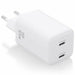 Зарядно за стена Aisens ASCH 65W2P039 W Бял 65 W (1 броя)