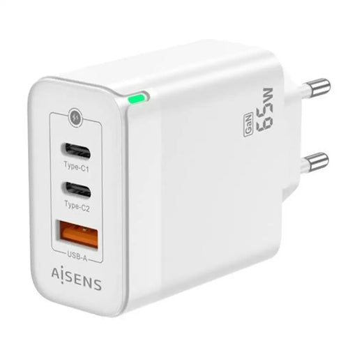 Зарядно за стена Aisens ASCH-65W3P007-W Бял 65 W