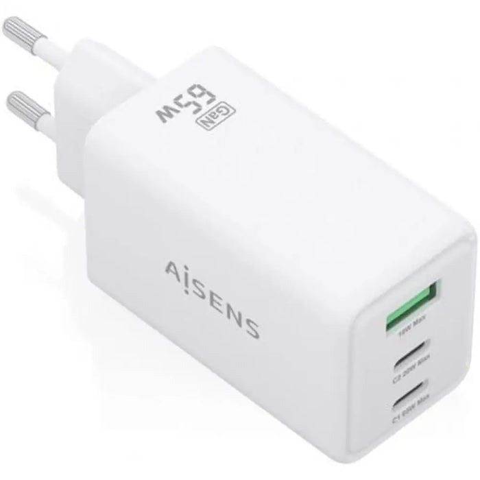 Зарядно за стена Aisens ASCH-65W3P072-W 65 W Бял