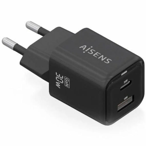 Зарядно за стена Aisens ASCH-30W2P021-BK Черен 30 W (1 броя)