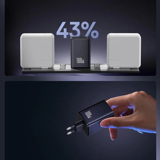 Зарядно за стена Baseus EnerFill FE11 100W 2 x USB-C