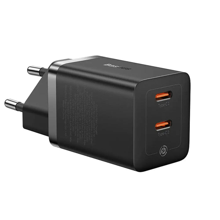 Зарядно за стена Baseus GaN5 Pro 40W 2xUSB-C - Черно