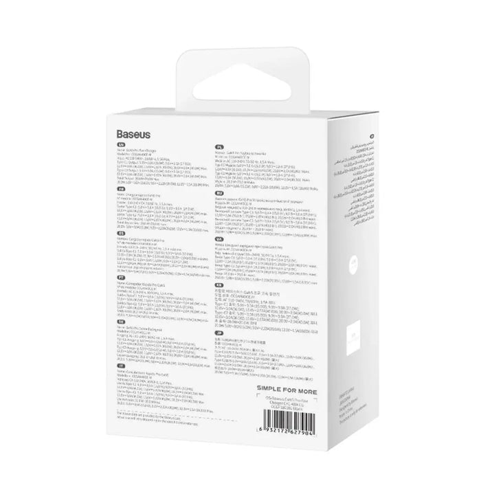 Зарядно за стена Baseus GaN5 Pro 40W 2xUSB-C - Черно