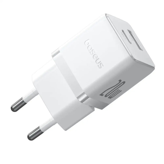Зарядно за стена Baseus Palm 20W USB-C USB-A - бяло