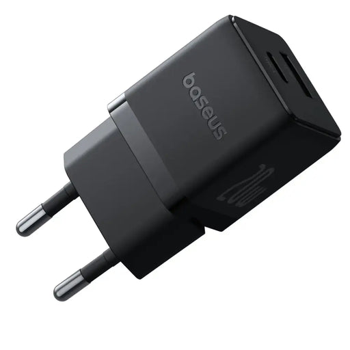 Зарядно за стена Baseus Palm 20W USB-C USB-A - черно