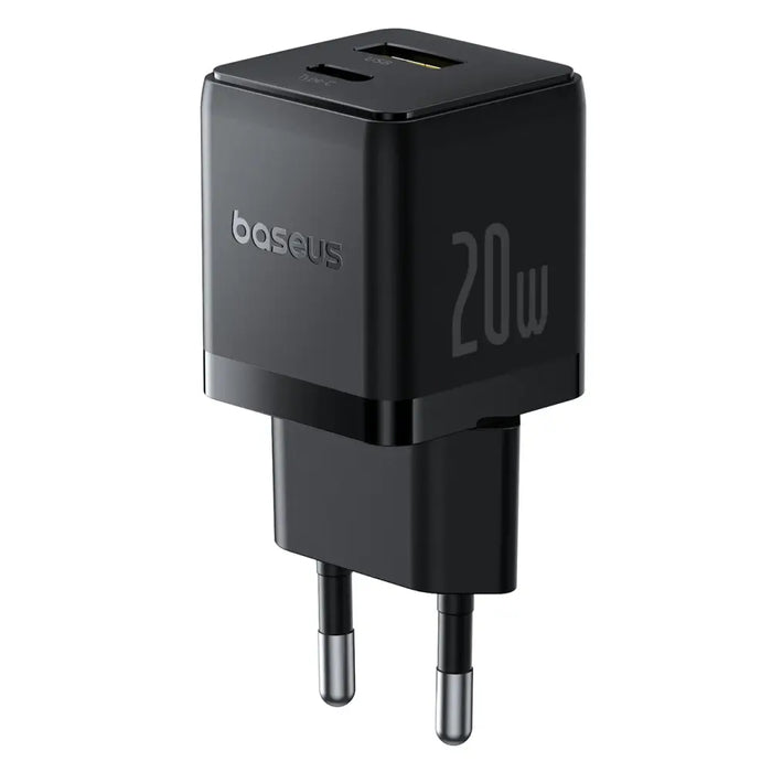 Зарядно за стена Baseus Palm 20W USB-C USB-A - черно
