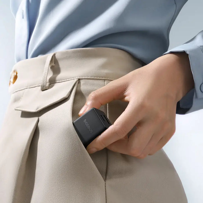 Зарядно за стена Baseus Palm 20W USB-C USB-A - черно