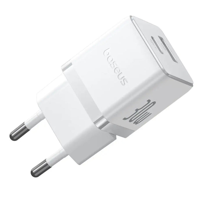 Зарядно за стена Baseus Palm 30W USB-C USB-A - бяло
