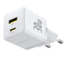 Зарядно за стена Baseus Palm 30W USB-C USB-A - бяло