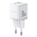 Зарядно за стена Baseus Palm 30W USB-C USB-A - бяло