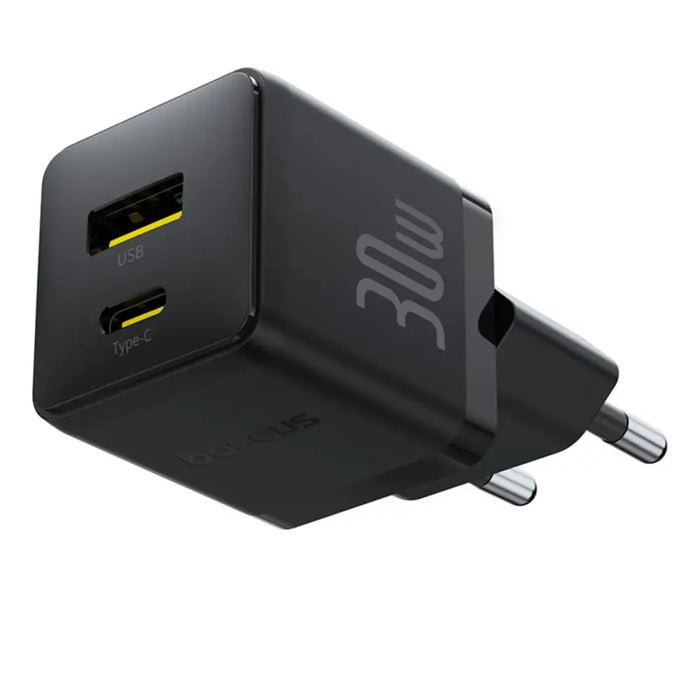 Зарядно за стена Baseus Palm 30W USB-C USB-A - черно