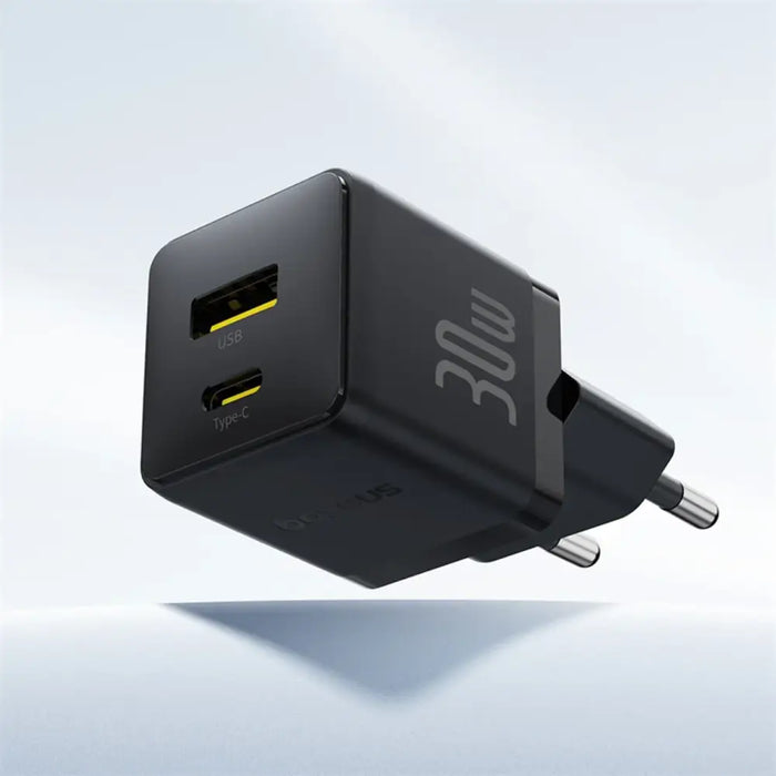 Зарядно за стена Baseus Palm 30W USB-C USB-A - черно