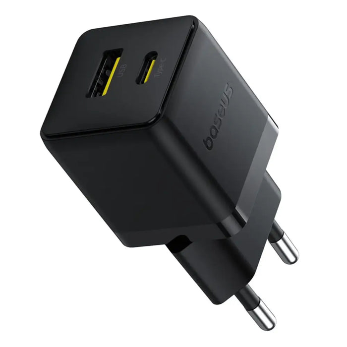 Зарядно за стена Baseus Palm 30W USB-C USB-A - черно