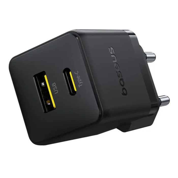 Зарядно за стена Baseus Palm 30W USB-C USB-A - черно