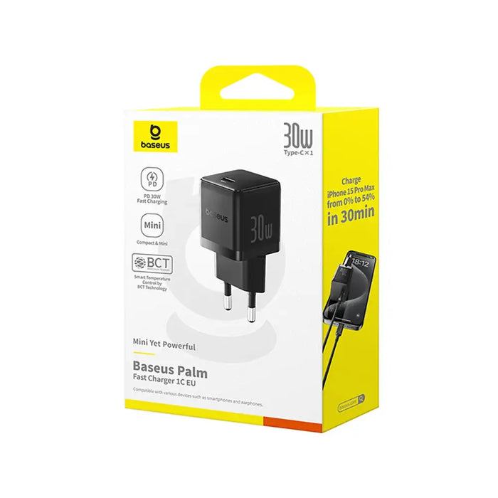 Зарядно за стена Baseus Palm 30W USB-C - черно