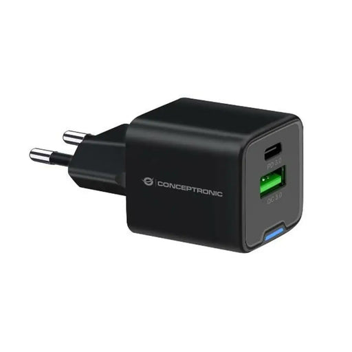Зарядно за стена Conceptronic 120550303101 Бял Черен 20 W