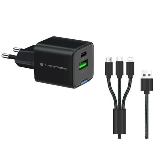 Зарядно за стена Conceptronic 120550503101 Черен 33 W (2