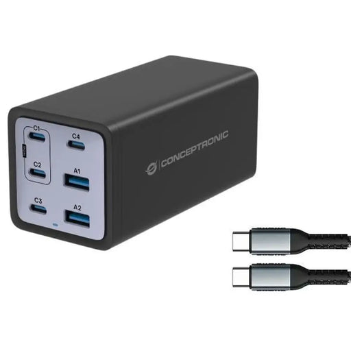 Зарядно за стена Conceptronic 120551003101 Черен 200 W (1